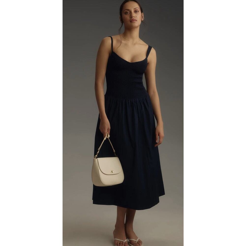 Reformation Sariah Fit & Flare Midi-Dress SIZE 6 - Picture 1 of 8